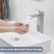 preview thumbnail 21 of 30, Vessel Sink Faucet Matte Black and Gold Single Hole Bathroom Faucet