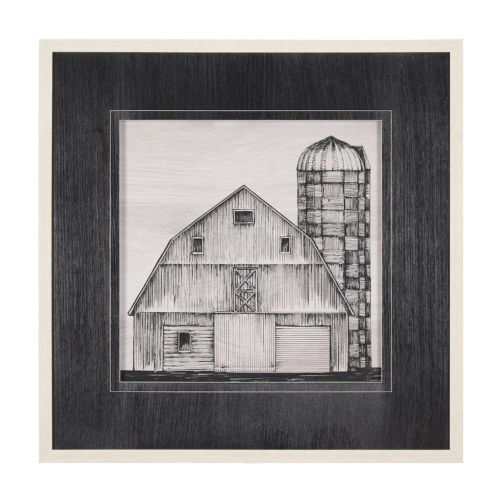 Barn Buildings II Framed Art Print