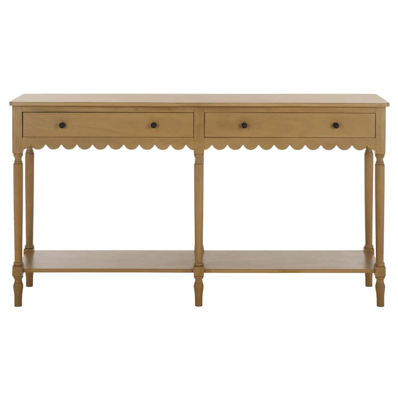 SAFAVIEH Haven 2-Drawer Large Console Table - 58"W x 13"D x 32"H