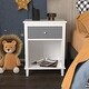 preview thumbnail 5 of 16, 3-Color Kid's Bedside Table with Drawer and Shelf
