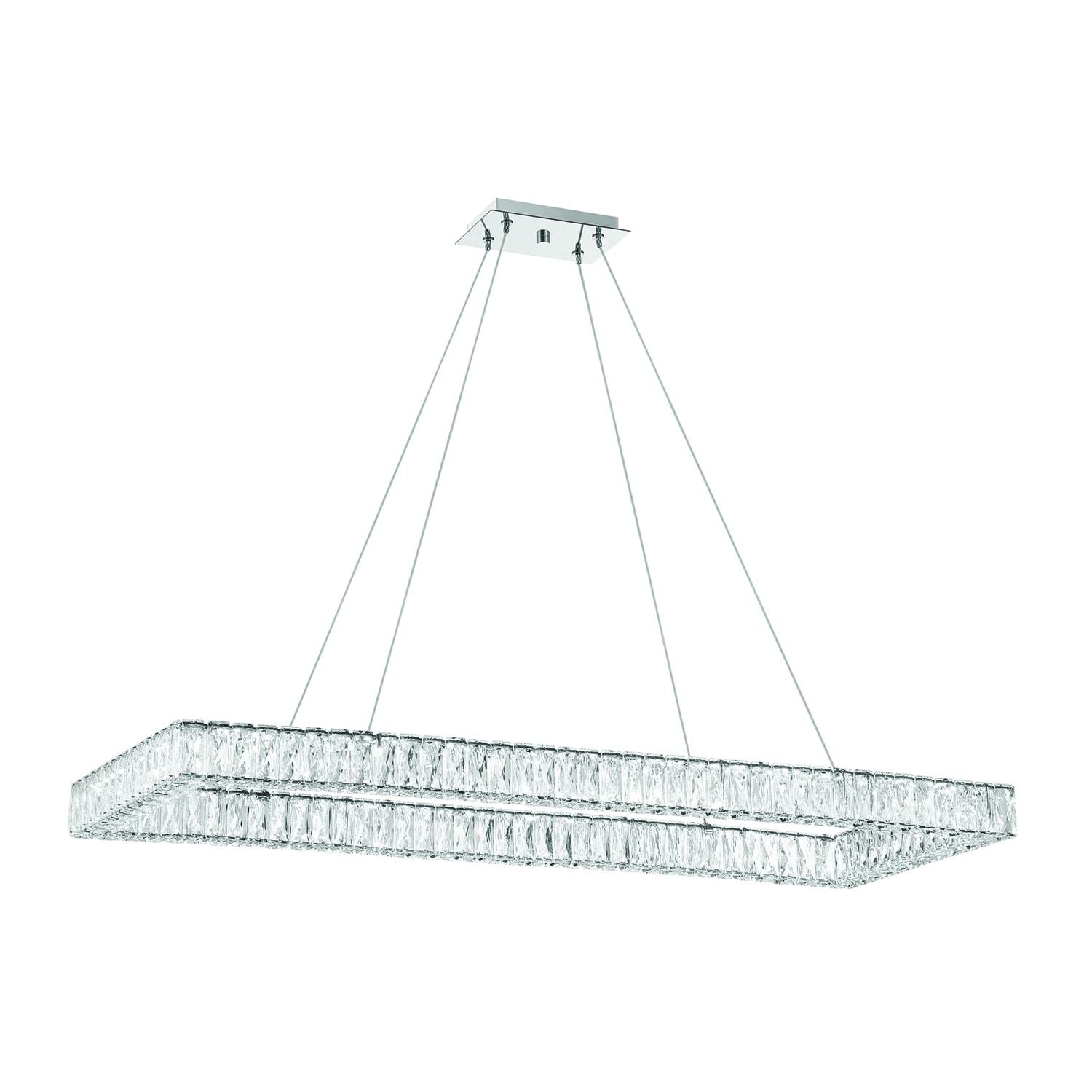 LED Chrome Chandelier
