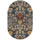 preview thumbnail 125 of 146, SAFAVIEH Fiorello Handmade Blossom French Country Wool Area Rug 4' x 6' Oval - Navy/Multi