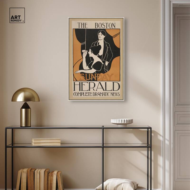 Sunday Herald 1893 Canvas by Art Remedy