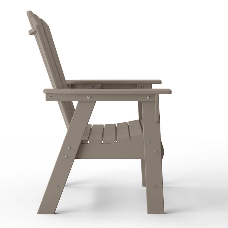 Altura Hdpe All Weather Outdoor Patio Adirondack Dining Chair