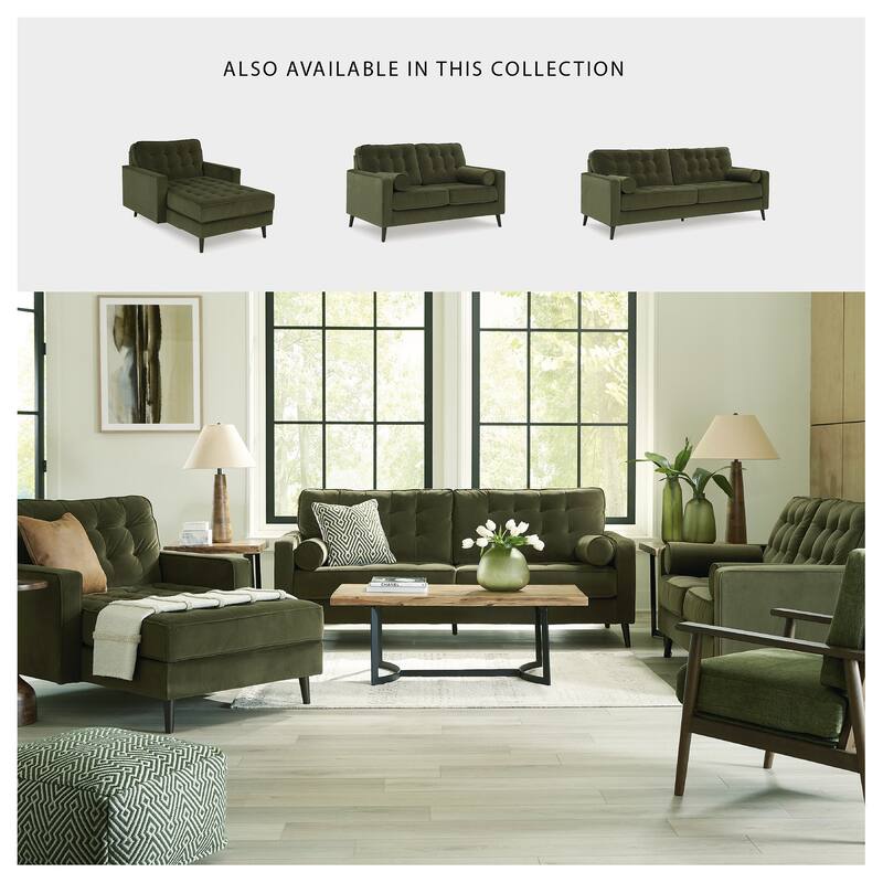 Signature Design by Ashley Reveon Lakes Green Sofa - 87" W x 38" D x 38" H