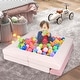 preview thumbnail 21 of 28, Costway Kids Modular Play Couch Play Set with Suede Fabric Cover - See Details