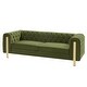 preview thumbnail 17 of 32, Keyser Modern Glam Tufted Velvet 3 Seater Sofa by Christopher Knight Home - 83.75" L x 34.50" W x 27.25" H