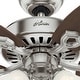 preview thumbnail 7 of 18, Hunter 42" Builder Ceiling Fan with LED Light Kit and Pull Chain