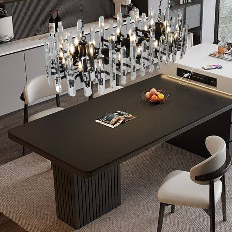 KAYLA 24- 54in Modern Luxury Crystal Chandelier Lighting - LED Ceiling Light Fixture