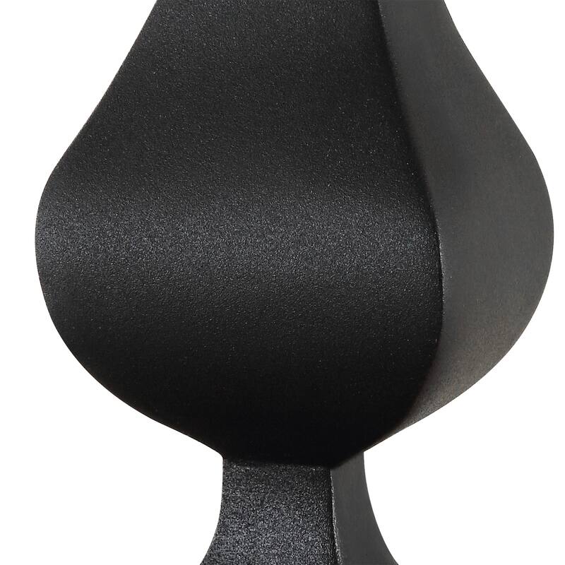 Solid Buffet Lamp with Drum Shade - 38" - Black