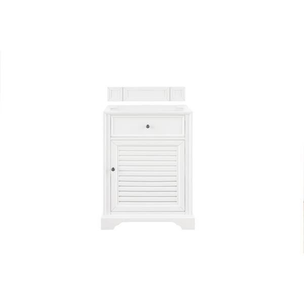 slide 1 of 17, Savannah 26" Single Vanity Cabinet, Bright White