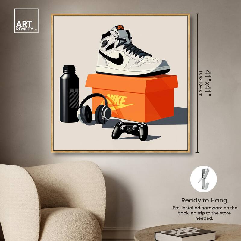 Important Sneaker Accessories Canvas by Art Remedy