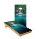 preview thumbnail 1 of 3, Forest Waterfall Cornhole Boards NO Bags - Add Board Lights