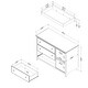 preview thumbnail 6 of 11, South Shore Cotton Candy Changing table - 1'8" x 3'10" x 3'2"
