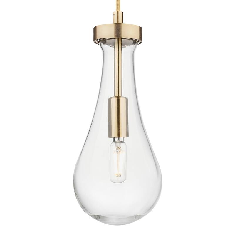 Innovations Lighting 451-1P-G451-5CL Owego 12" Tall Mini Pendant with - Champagne Bronze