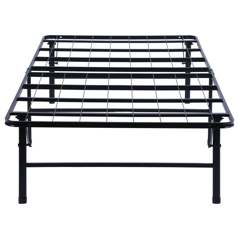 Mabel Metal Mattress Support Platform Bed Black