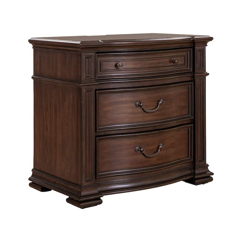 Liberty Furniture Provence Park Bedside Chest with Charging Station