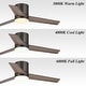 preview thumbnail 6 of 12, 48" Oil-rubbed Bronze LED Hugger/ Low Profile Ceiling Fan with Remote