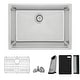 preview thumbnail 2 of 55, STYLISH Stainless Steel Workstation Completo Series Kitchen Sink with Accessories Included - Brushed Stainless Steel