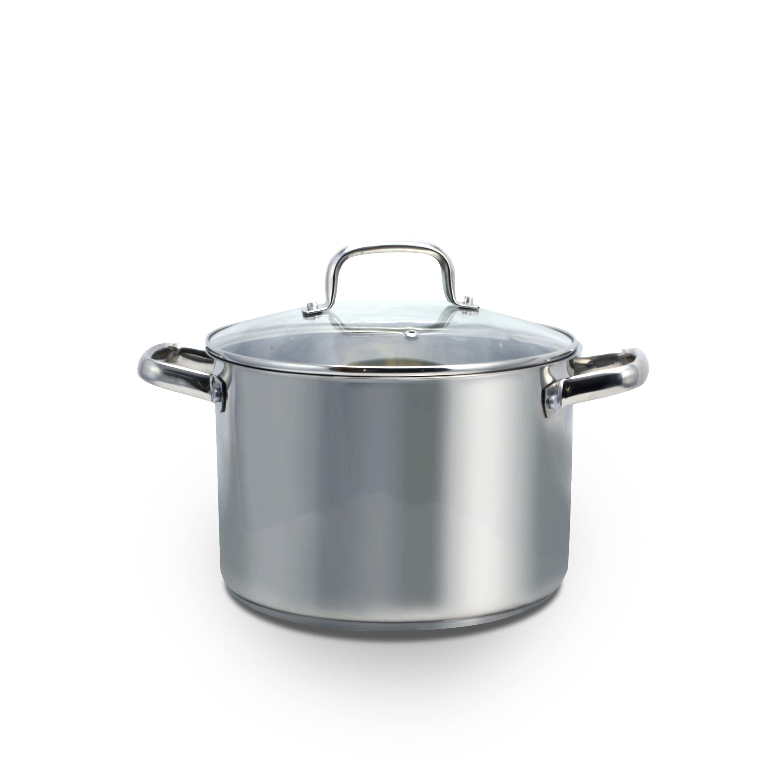 Oster Adenmore 12 Quart Stainless Steel Stock Pot With Tempered