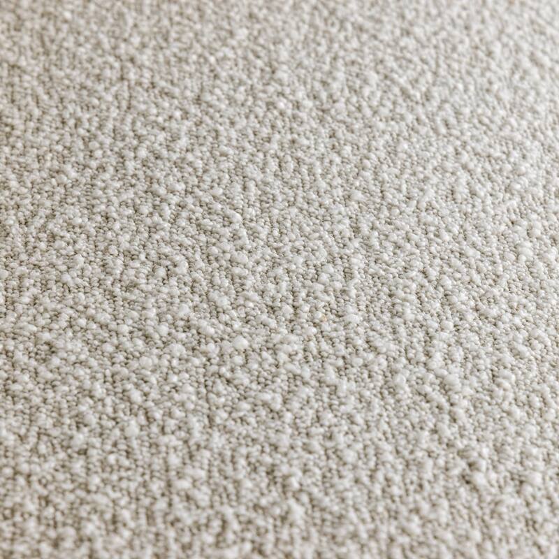 Modrest Aledo Modern Off-White Fabric & Oak Loveseat