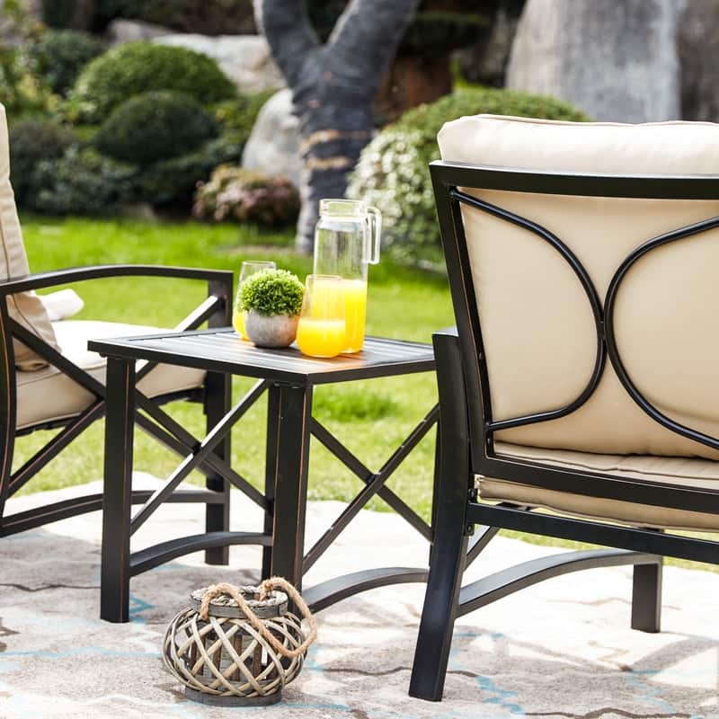 PATIO FESTIVAL 4-Person Outdoor Conversation Set with Cushions