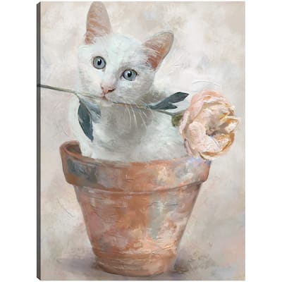 Potted Pals II By Studio Arts Canvas Art Print