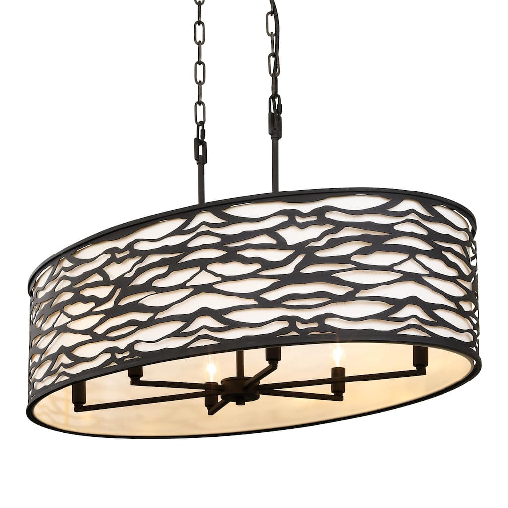 Varaluz Kato 6-Light Oval Pendant