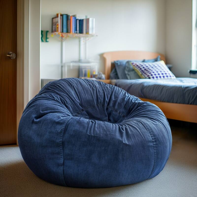 Oversized Refillable Bean Bag Chair for Kids and Adults