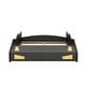 preview thumbnail 11 of 10, Full Size Kids Bedroom Platform Bed Race Car Bed Frame Aerodynamic Race Car Platform Bed with Storage Footboard - Black