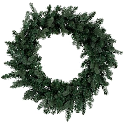 Coniferous Pine Artificial Christmas Wreath, 24-Inch, Unlit