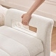 preview thumbnail 12 of 38, 66"W Teddy Storage Bench for Bedroom End of Bed with Arm and Two Pillows