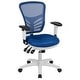preview thumbnail 101 of 164, Nicholas Mid-Back Blue Mesh Multifunction Executive Swivel Ergonomic Office Chair with Adjustable Arms