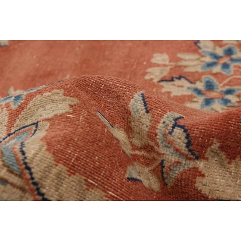 ECARPETGALLERY Hand-knotted Antalya Vintage Dark Copper Wool Rug - 9'9 x 13'0