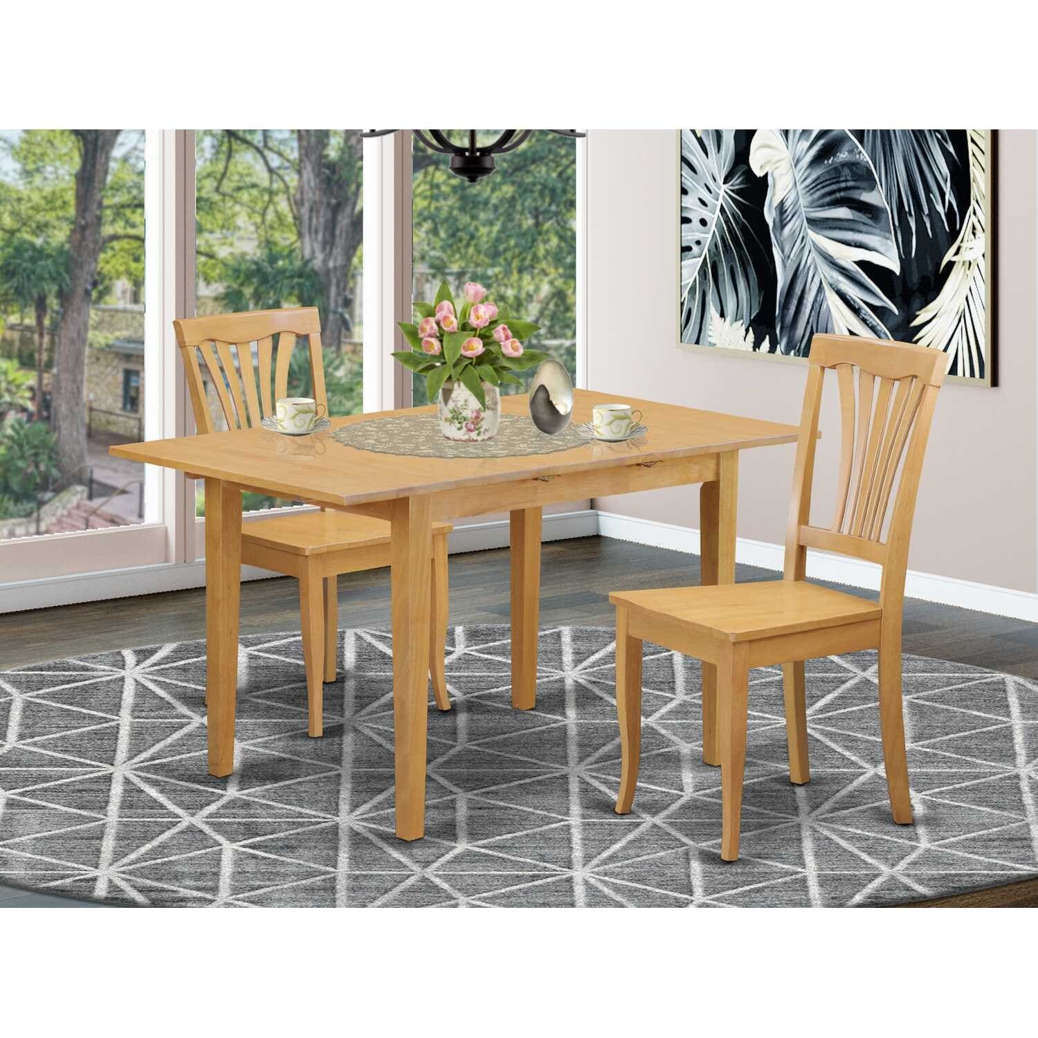 Modern Dining Room Set - Table and Chairs - 5 Piece Kitchen Set - Contemporary Design