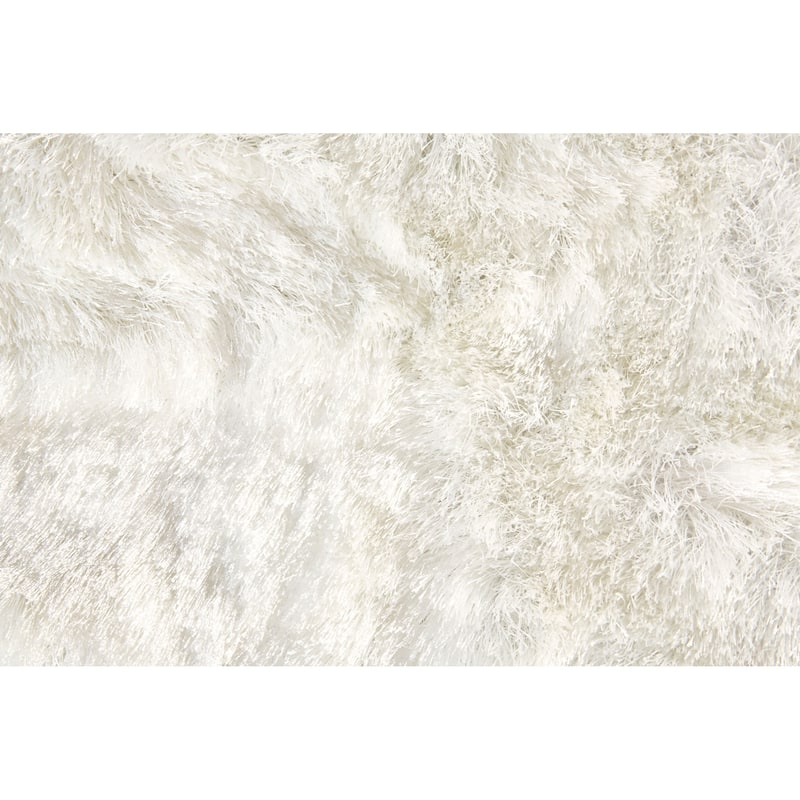 Feizy FZRG54708 Shag 2-1/2' x 6' Polyester Hand Tufted Solid Runner