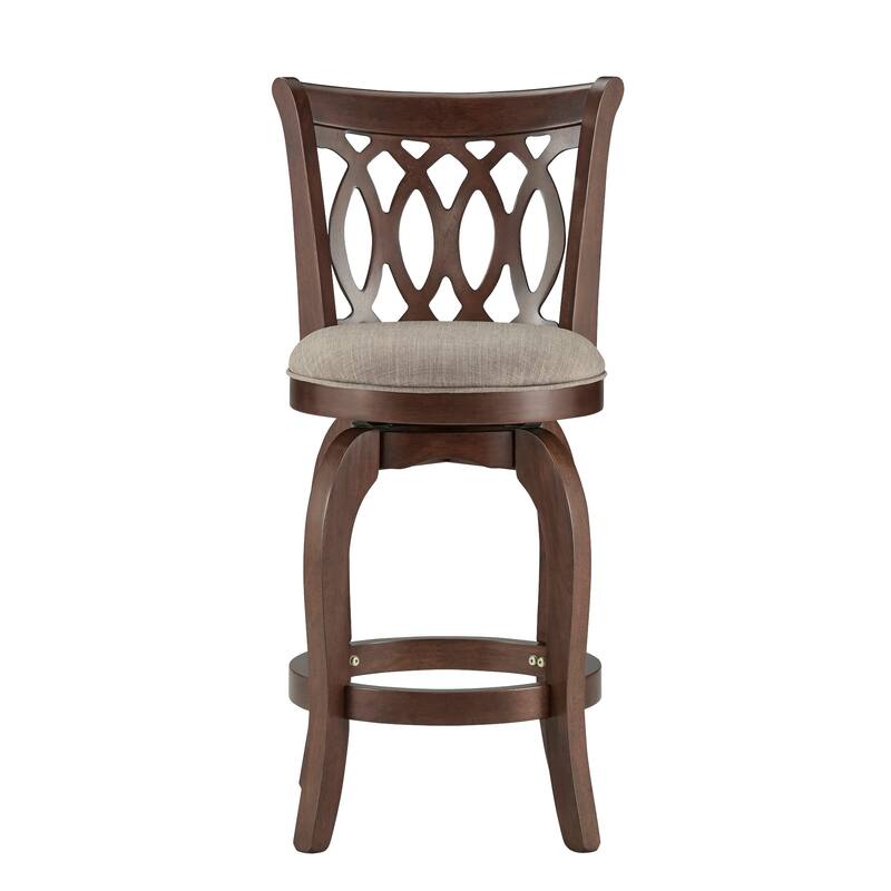 Verona Swivel 24-inch Counter Height Stool by iNSPIRE Q Classic