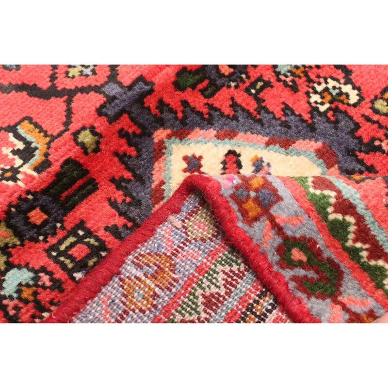 ECARPETGALLERY Hand-knotted Andelz Red Wool Rug - 2'0 x 11'6