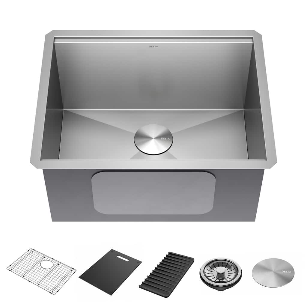 Delta 95B9031-24SL Rivet 24” Workstation Laundry Utility Kitchen Sink