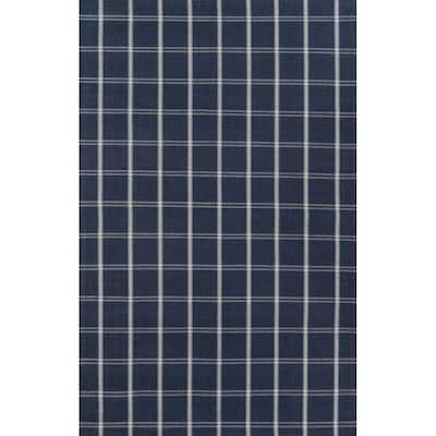 Erin Gates by Momeni Marlborough Dover Plaid Handmade Wool Area Rug