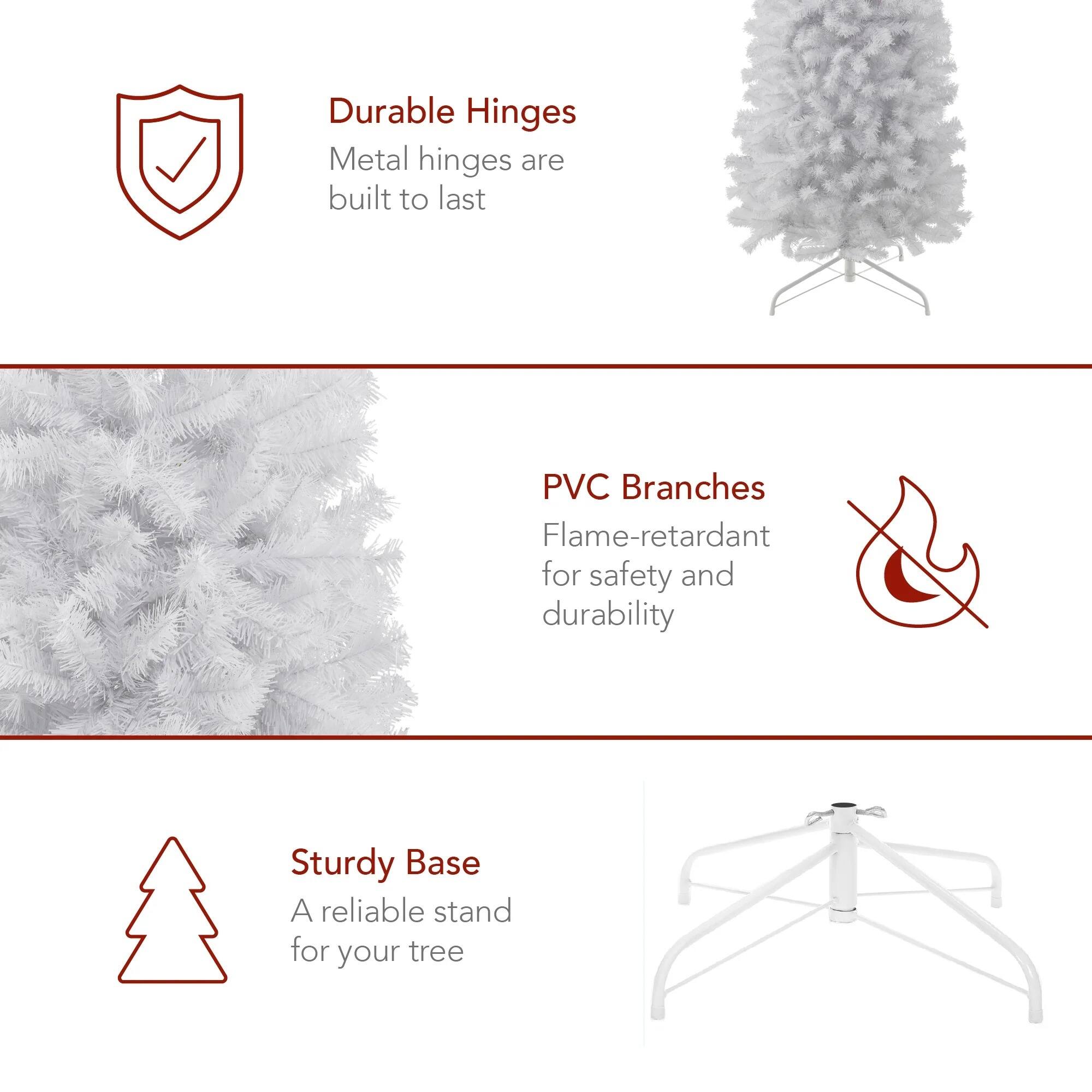 White Artificial Pencil Holiday Christmas Tree Bed Bath & Beyond