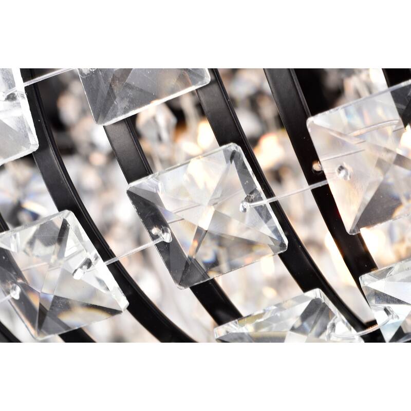 Alysha 4-Light Metal & Crystal Shade Flush Mount