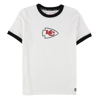 DKNY Womens Kansas City Chiefs Graphic T-Shirt,, White, Small