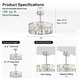 preview thumbnail 30 of 39, 20"/28" Caged Chandelier Ceiling Fan with Crystal Light Remote Control