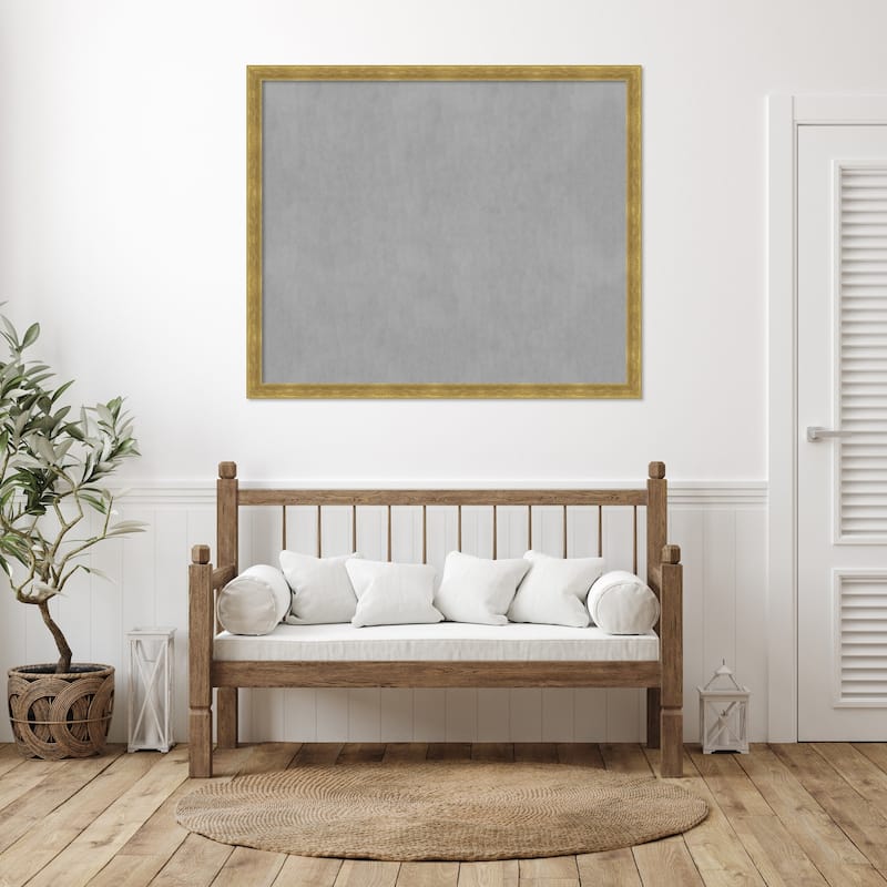 Amanti Art Angled Gold Framed Magnetic Board