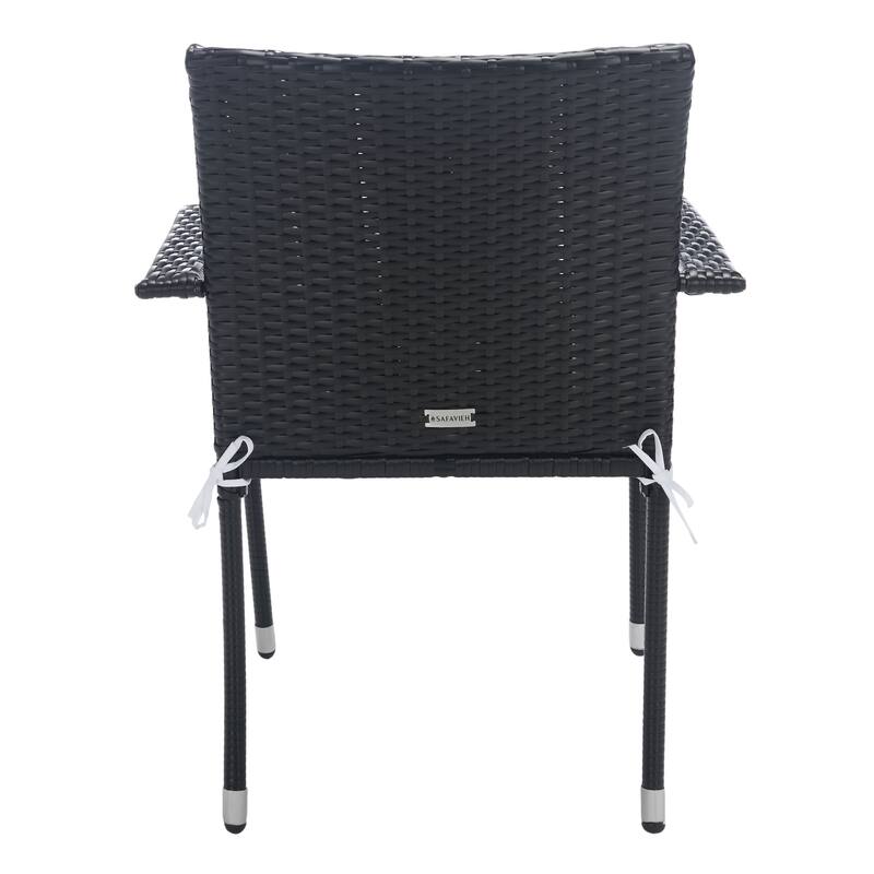 SAFAVIEH Outdoor Hanane 5-Piece Bistro Set - 32Wx32Dx34H