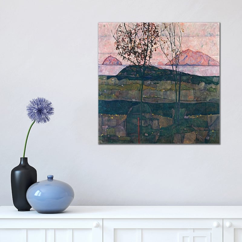 iCanvas "Setting Sun" by Egon Schiele Canvas Print - 18x18x1.5