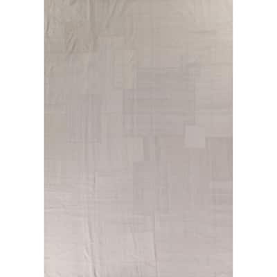 Kilim Turkish Area Rug Geometric Flatweave Silk Carpet - 9'8"x 12'10"