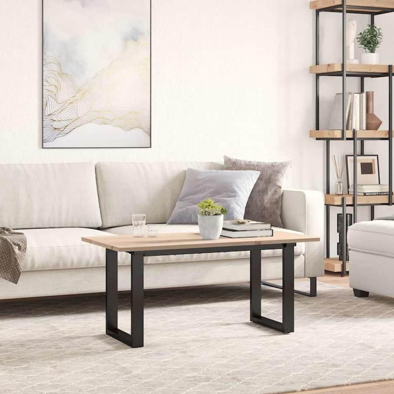 vidaXL Table Top Natural Wood Solid pine wood 39.4x19.7 in Durable - 19.7 x 39.4 x 0.7 in