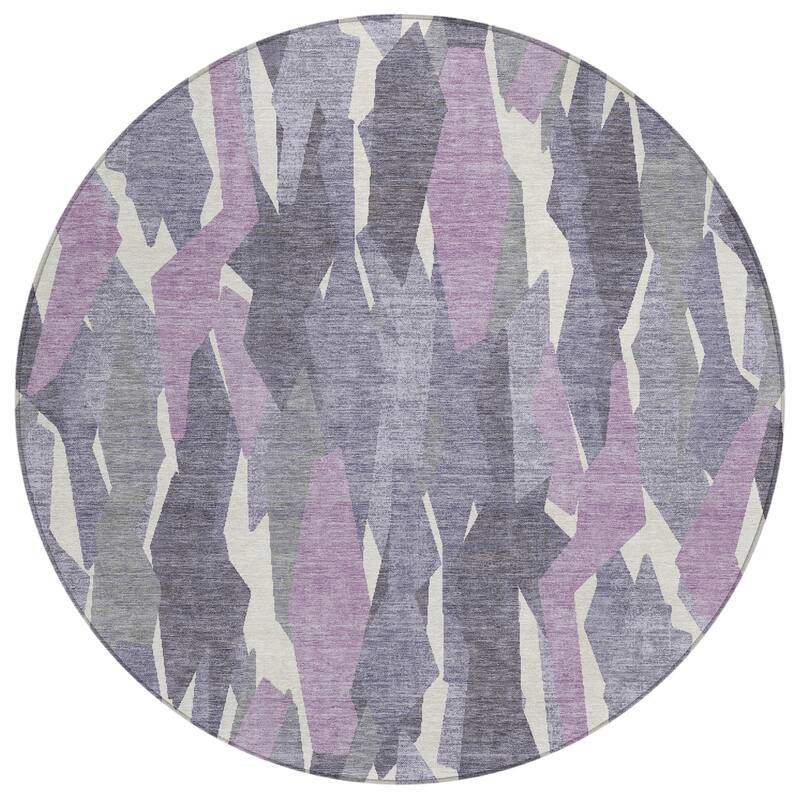 Machine Washable Indoor/ Outdoor Contemporary Dylan Chantille Rug